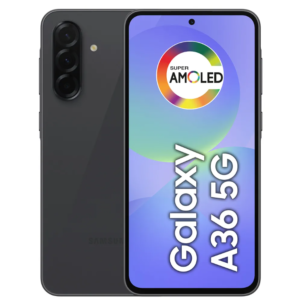 Celular Samsung Galaxy A36 5G Preto, 128GB, 6GB RAM e Câmera Tripla 50MP + 8MP + 5MP - preto